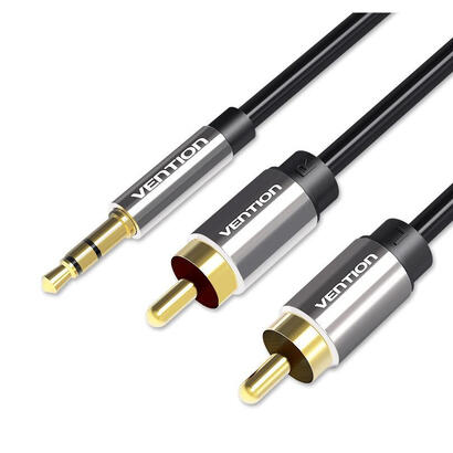 cable-estereo-vention-bcfbi-jack-35-macho-2x-rca-macho-3m-negro