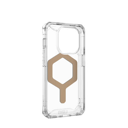 urban-armor-gear-114286114381-funda-para-iphone-15-pro-155-cm-61-oro-transparente