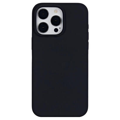infinite-rome-iphone-15-pro-max-silicone-case-for-magsafe-charging-black-100-recycled-silicone