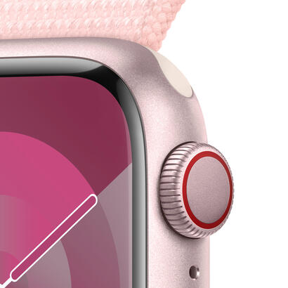 apple-watch-s9-aluminio-cellular-41mm-rose-sport-loop-hellrosa