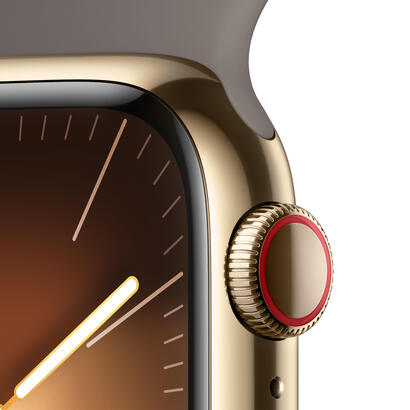 apple-watch-s9-edelstahl-cellular-41mm-dorado-sportarmband-tonbraun-ml