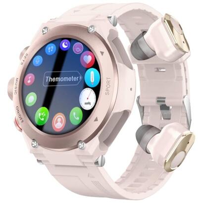 smartwatch-lemfo-t92-rosa-con-auriculares-tws