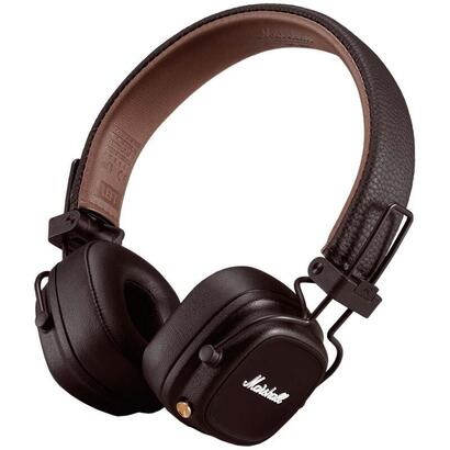 auriculares-marshall-major-iv-marron-bluetooth