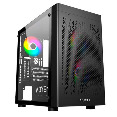 abysm-danube-inva-mx202-caja-torre-itx-micro-atx-lateral-cristal-templado-35-y-25-usb-a-usb-c-y-audio-3-ventiladores-argb-instal