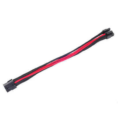 silverstone-sst-pp07-pcibr-cable-de-alimentacion-interna-025-m-silverstone-pci-8-pin-to-6-2-pin-pcie-cable-25-cm-black-red