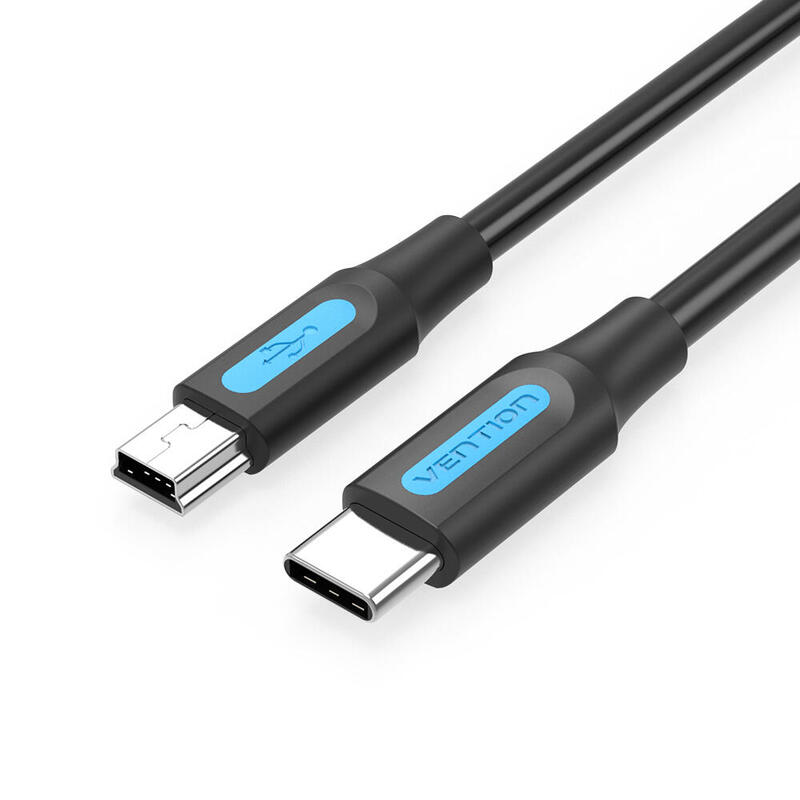 cable-usb-20-tipo-c-vention-cowbf-usb-tipo-c-macho-miniusb-macho-1m-negro