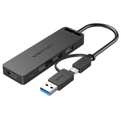 hub-usb-30-y-tipo-c-vention-chtbb-4xusb-usb-tipo-c-pd