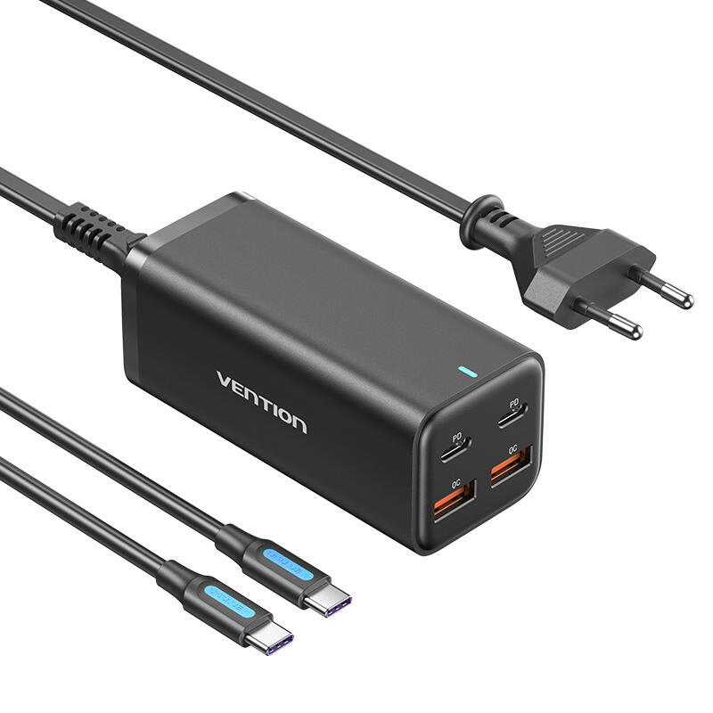 cargador-de-pared-vention-fbsbg-eu-2xusb-tipo-c-2xusb-100w