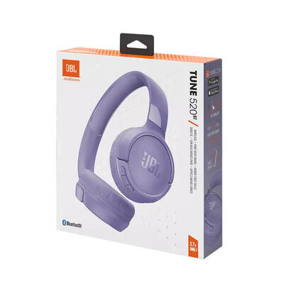 auriculares-jbl-tune-520bt-inalambricos-microfono-bluetooth-morado-usb-tipo-c