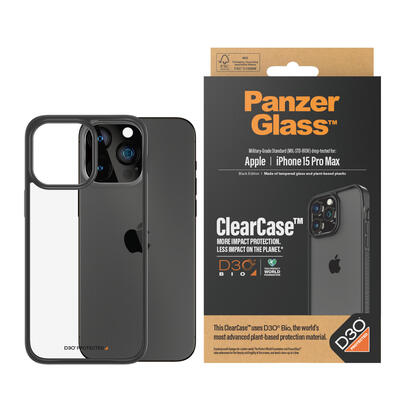 funda-para-iphone-15-pro-max-panzerglass-clearcase-67-negro-transparente