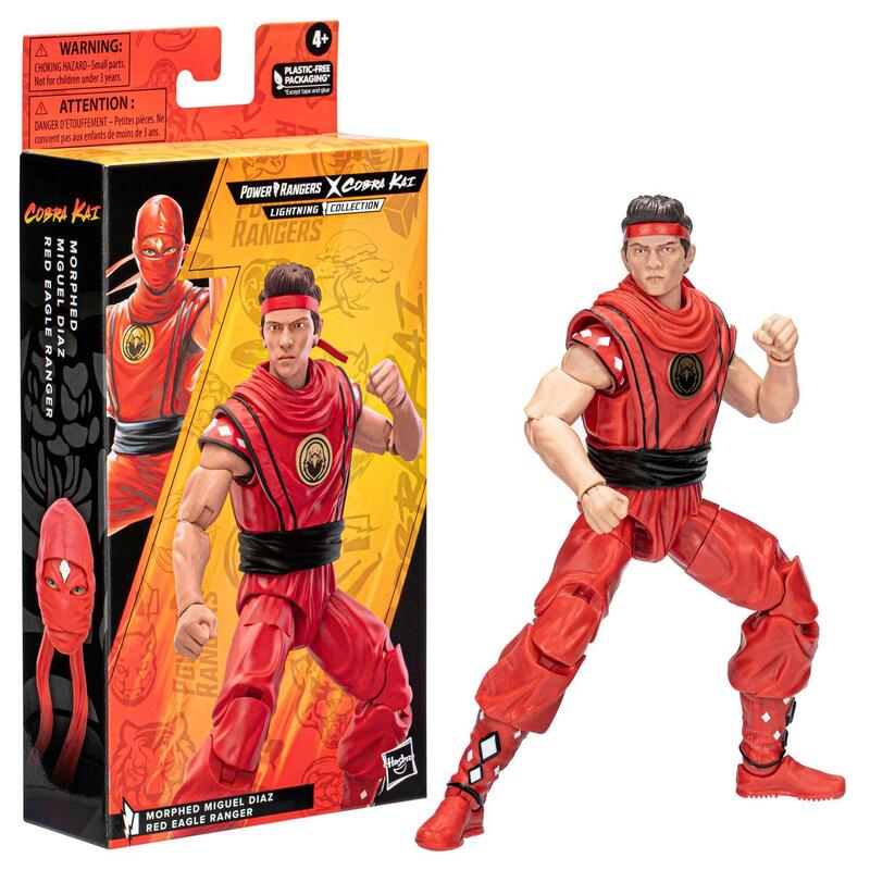 figura-hasbro-power-rangers-x-cobra-kai-lightning-collection-miguel-diaz-red-eagle-ranger