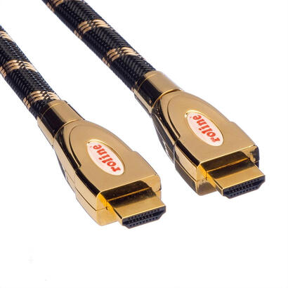 cable-roline-11045690-hdmi-1-m-hdmi-tipo-a-estandar-negro-oro