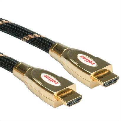 cable-roline-11045690-hdmi-1-m-hdmi-tipo-a-estandar-negro-oro