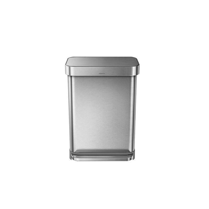 papelera-simplehuman-cw2023-55-l-rectangular-acero-inoxidable