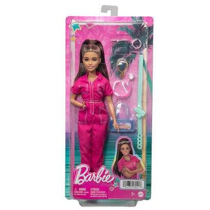 muneca-barbie-mattel-mono-rosa