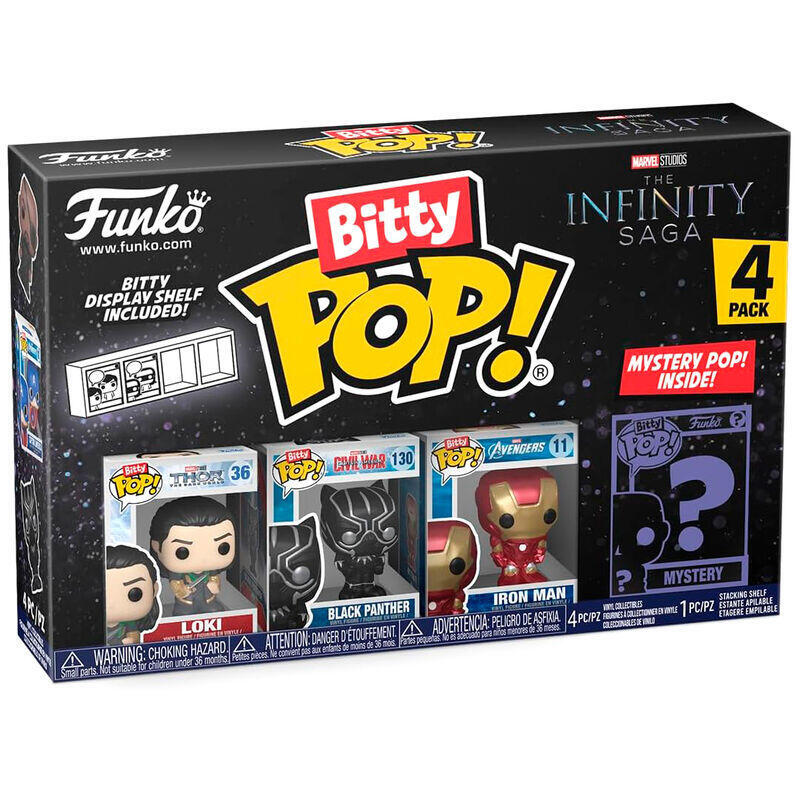 blister-4-figuras-bitty-pop-marvel-the-infinity-saga-loki