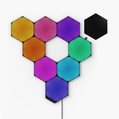 nanoleaf-shapes-negro-hexagons-starter-kit-9-panels