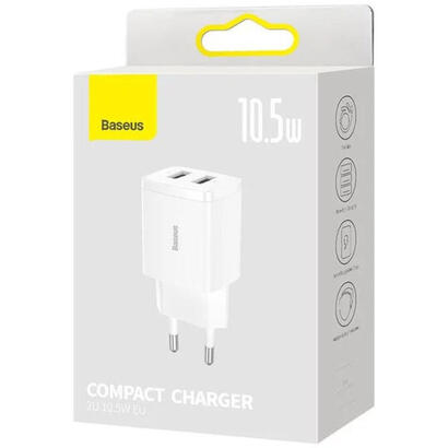 ladowarka-sieciowa-baseus-compact-quick-charger-2x-usb-105w-biala