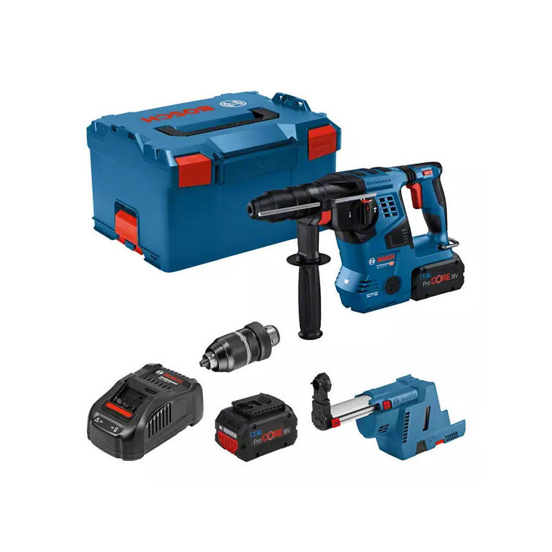 bosch-professional-taladro-percutor-a-bateria-gbh-18v-28-cf-professional-con-gde-18v-16-azulnegro-2x-bateria-procore18v-80ah-blu