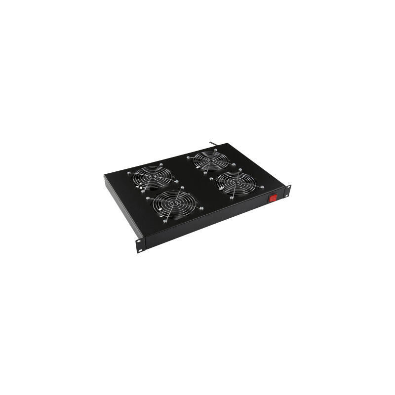 lanview-by-logon-4-fans-analog-thermostat-rack-mount-fan-module-1u
