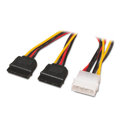 aisens-cable-sata-alimentacion-molex-4pinm-2xsata-hembra-20cm-100-cobre-negro