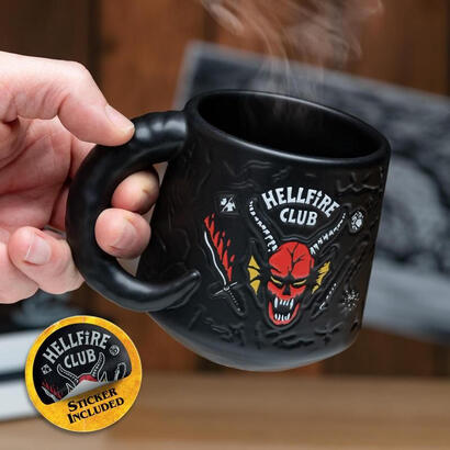 taza-con-relieve-paladone-stranger-things-hellfire-club