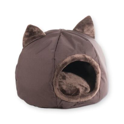 go-gift-cama-para-gatos-marron-40x40x34-cm