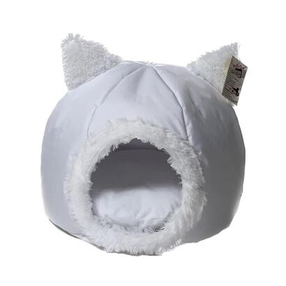 go-gift-cama-para-gatos-gris-claro-40x40x34-cm