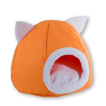 go-gift-cama-para-gatos-naranja-40x40x34-cm
