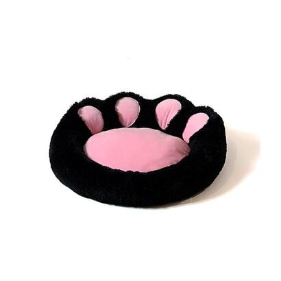 go-gift-cama-para-perros-y-gatos-xxl-negro-rosa-85x85-cm