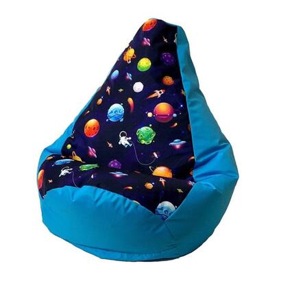 sako-bolso-puf-estampado-pera-azul-planetas-l-105-x-80-cm