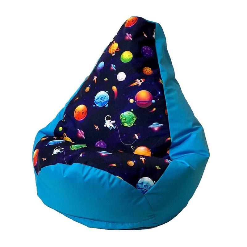 sako-bolso-puf-estampado-pera-azul-planetas-l-105-x-80-cm