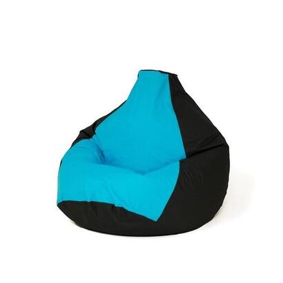 sako-bolso-puf-pera-negro-y-azul-xl-130-x-90-cm