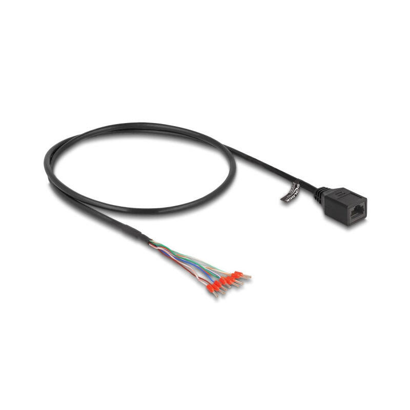 delock-88005-cable-rj45-hembra-a-terminal-de-cable-cat5e-50-cm-negro