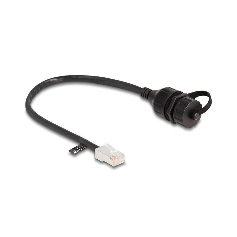 delock-88012-cable-rj45-macho-a-rj45-hembra-para-empotrar-con-tapa-de-sellado-cat5e-ftp-ip68-resistente-al-polvo-y-al-agua-25-cm