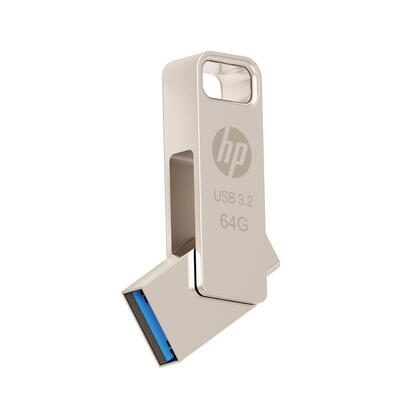 pendrive-hp-64gb-usb-32-x206c-otg-type-c-metal