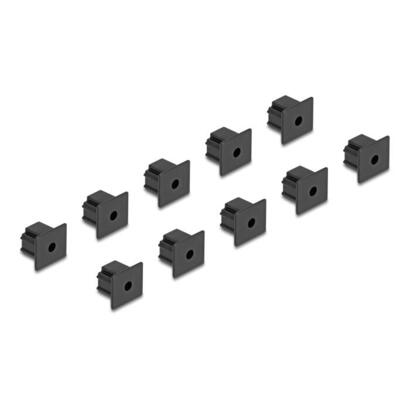 delock-proteccion-contra-el-polvo-para-rj12-hembra-ohne-griff-10-piezas-negro