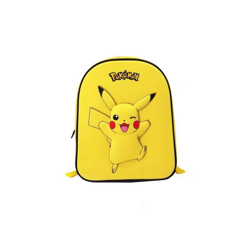 mochila-amscan-224353-escolar-negro-amarillo-pokemon