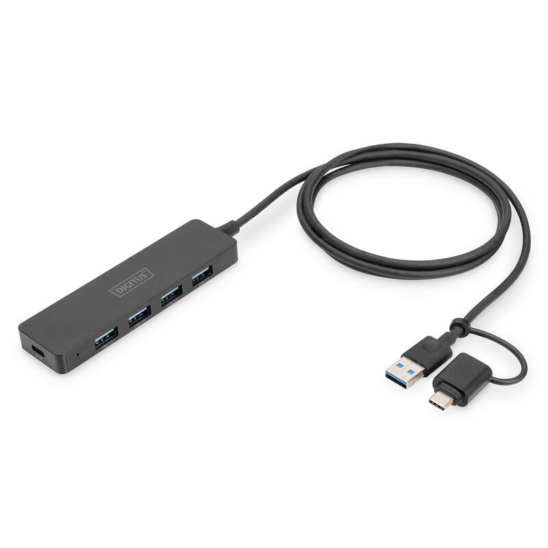 digitus-usb-30-hub-4-port-slim-usb-c-adaptador-12m-cable