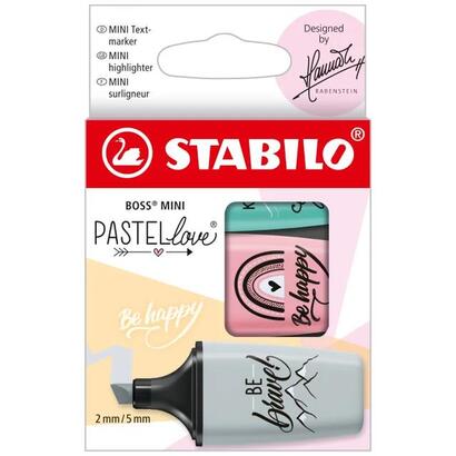 stabilo-boss-mini-pastellove-pack-de-3-marcadores-fluorescentes-trazo-entre-2-y-5mm-tinta-con-base-de-agua-