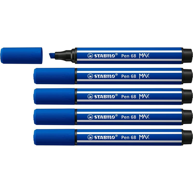 pack-de-5-unidades-stabilo-pen-68-max-rotulador-punta-de-fibra-biselada-trazo-entre-1-5mm-aprox-tinta-a-base-de