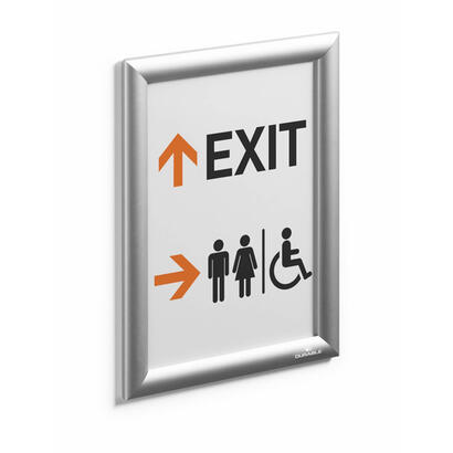 durable-479623-marco-para-pared-192-x-279-mm-rectangulo-plata-aluminio