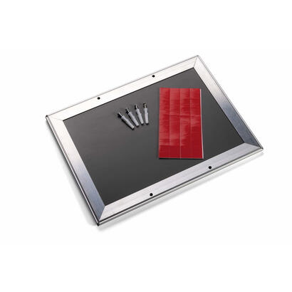 durable-479623-marco-para-pared-192-x-279-mm-rectangulo-plata-aluminio