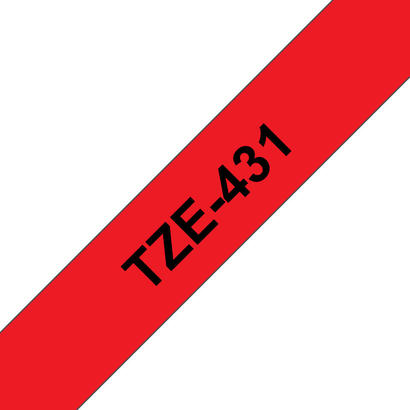 cinta-laminada-brother-tze431-texto-negro-sobre-fondo-rojo-ancho-12mm-longitud-8m-compatible-segun-especificaciones