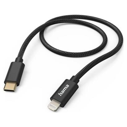 hama-fabric-usb-c-lightning-nylonowy-czarny