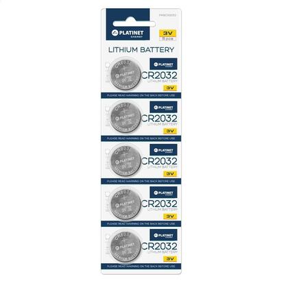 pack-de-20-unidades-platinet-pila-boton-litio-cr2032-3v-blister5-20-uds
