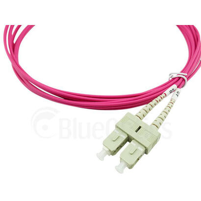blueoptics-sfp3232fu3mk-cable-de-fibra-optica-3-m-scupc-om4-magenta
