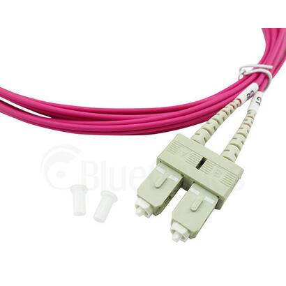 blueoptics-sfp3232fu3mk-cable-de-fibra-optica-3-m-scupc-om4-magenta