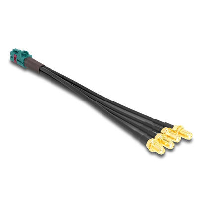 delock-90127-cable-mini-fakra-z-cuadruple-hembra-a-4-x-sma-hembra-tipo-a