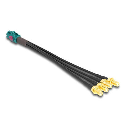 delock-90143-cable-mini-fakra-z-cuadruple-hembra-a-4-x-sma-hembra-tipo-b